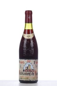 france-rhone-wine-chateauneuf-du-pape-bosquet-des-papes-1974